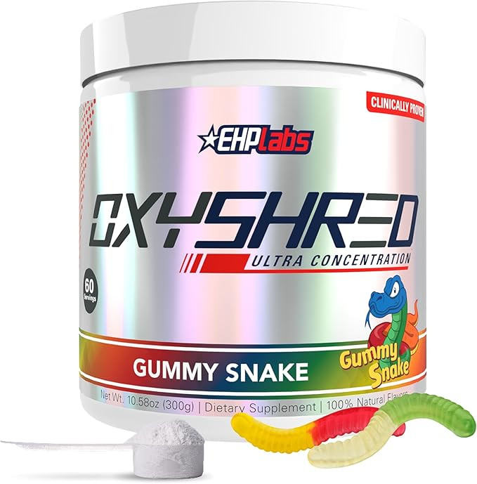 EHP Labs OxyShred Pre Workout Powder - Preworkout Powder with L Glutamine & Acetyl L Carnitine, E... | Amazon (US)