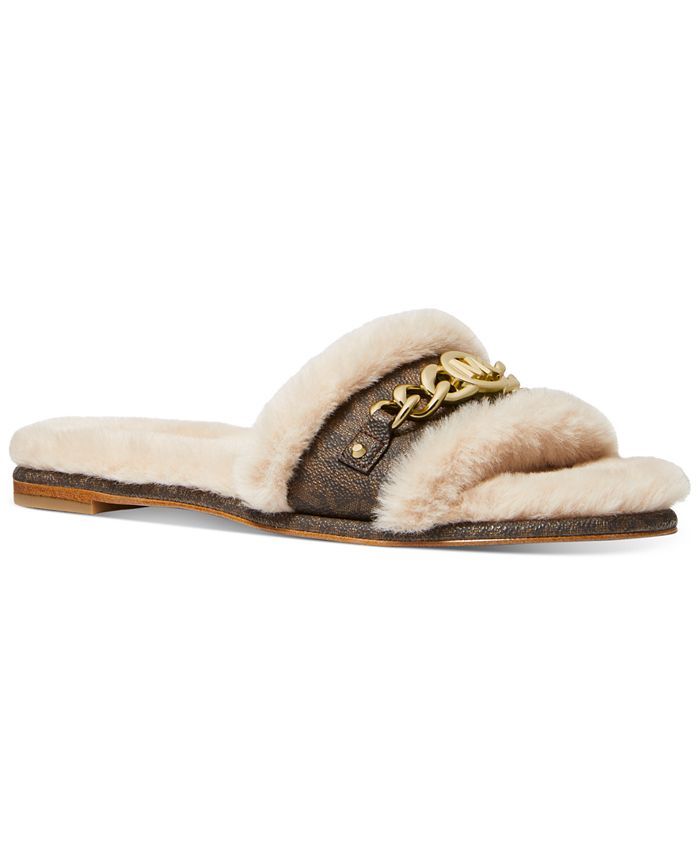 Michael Kors Women's Rina Cozy Slide Sandals & Reviews - Sandals - Shoes - Macy's | Macys (US)