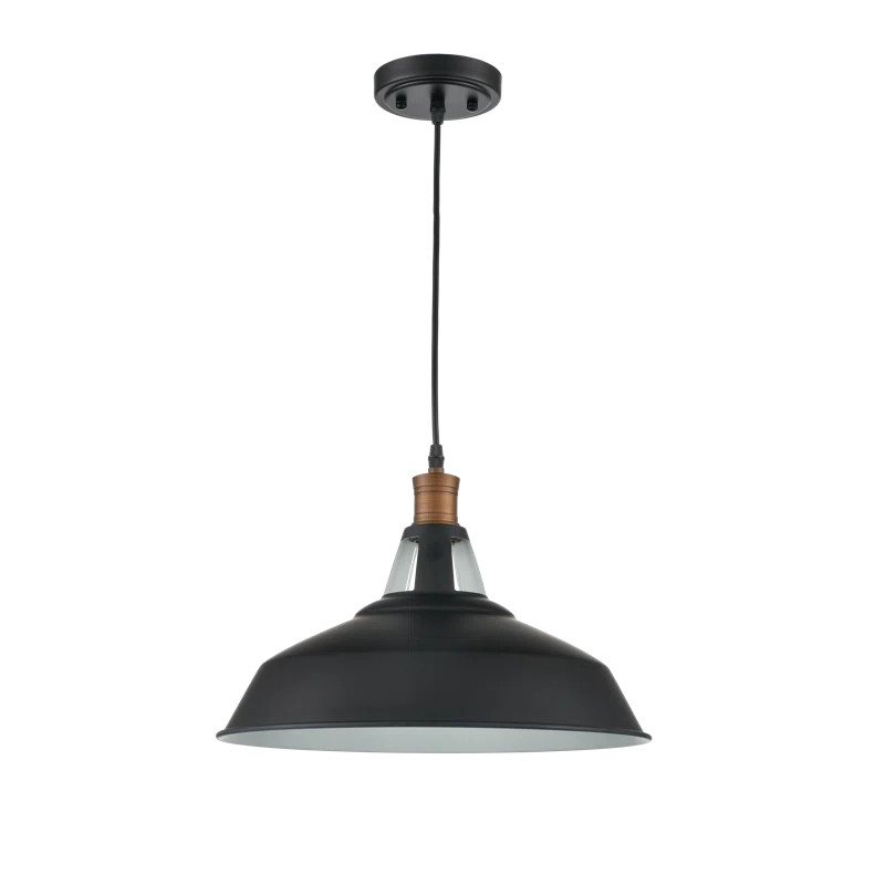 Glenover 1 - Light Matte Black Pendant | Wayfair North America