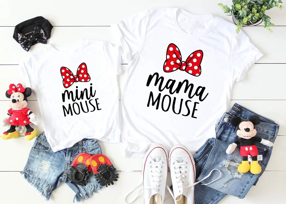 Disney Matching Mouse Shirts, Disney Trip Shirts, Disney Shirt, Disney Family, Disney Apparel, Cu... | Etsy (US)