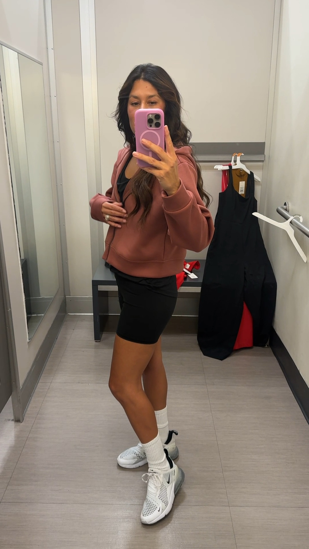 Love this zip up hoodie. It is so soft and such a cool color going into fall. I also sized up to a medium to be a little more oversized  