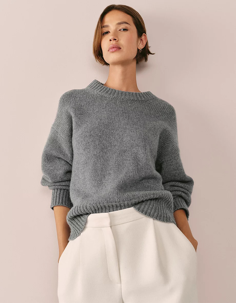 Luxury Cashmere Crew Neck Jumper | The White Company UK & ROW