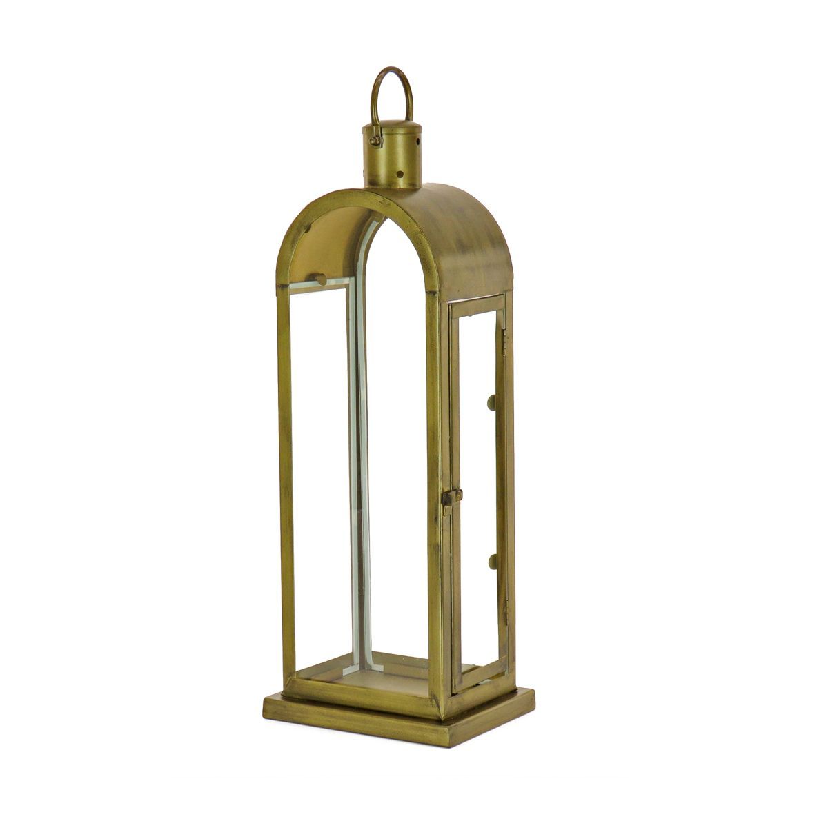 HGTV Home Collection Arched Candle Lantern, Christmas Themed Home Decor, Medium, Antique Bronze, ... | Target