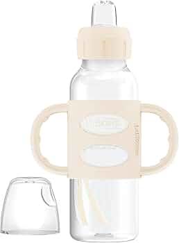 Dr. Brown’s® Milestones™ Narrow Sippy Bottle with 100% Silicone Handles, Easy-Grip Bottle wi... | Amazon (US)