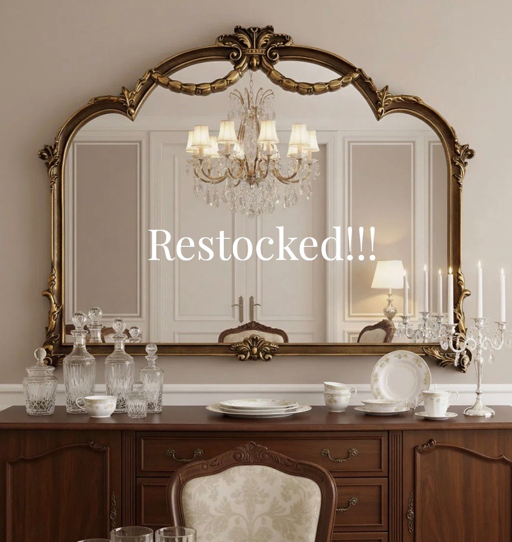 I’ve been hoping this gorgeous mirror would be restocked and it finally happened. I have this in my dining room and it’s so gorgeous. 

#LTKHome #LTKSeasonal