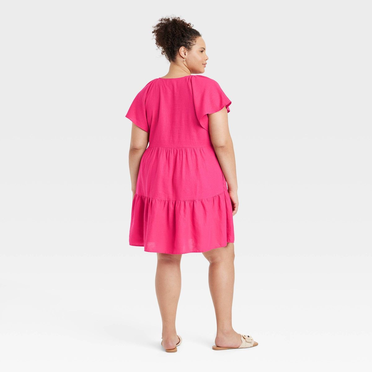 Women's Flutter Short Sleeve Mini Skater Dress - Universal Thread™ | Target