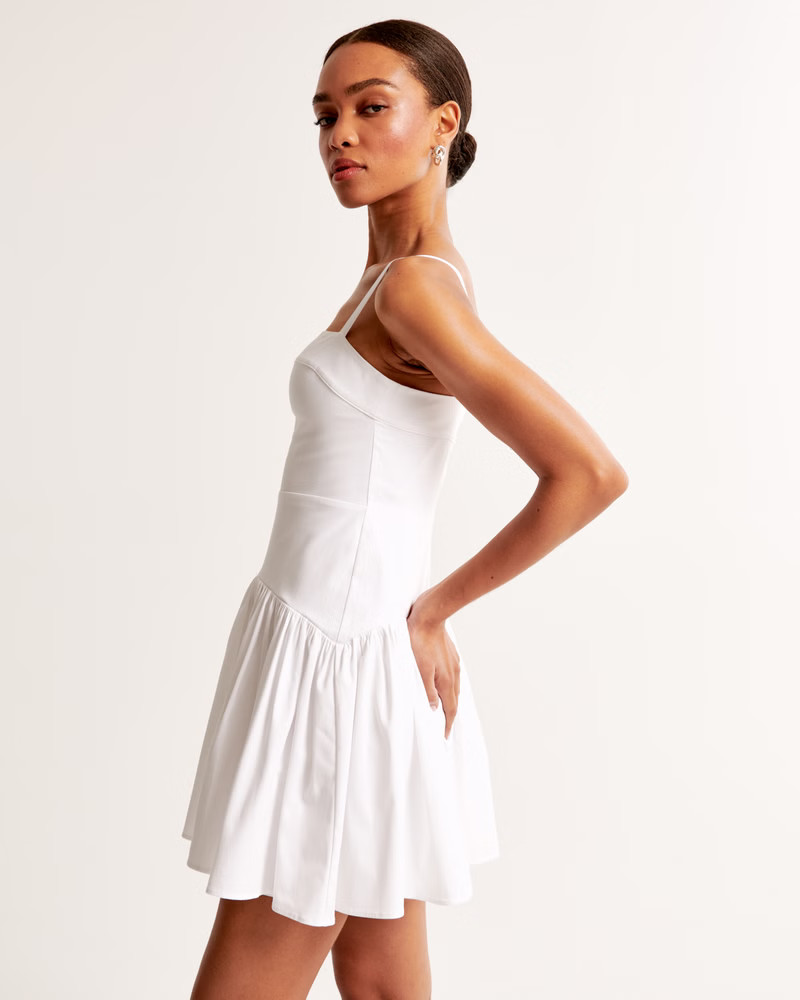 Women's Drop-Waist Mini Dress | Women's Dresses & Jumpsuits | Abercrombie.com | Abercrombie & Fitch (US)