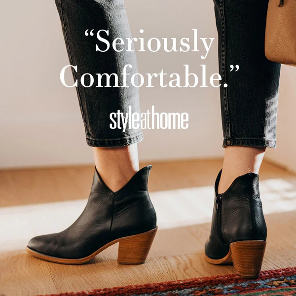 The Two Point Five Ankle Boot Black Water Resistant | Poppy Barley