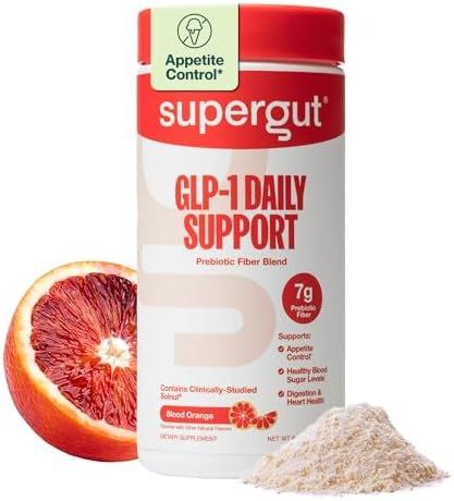 Supergut GLP1 Daily Support, Blood Orange - High Fiber GLP-1 Supplement Powder for Women & Men - ... | Amazon (US)
