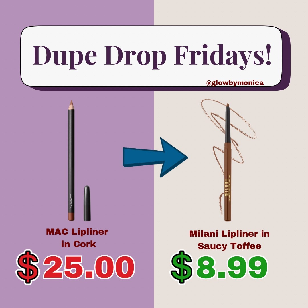 🚨Dupe Alert🚨Mac Lipliner in Cork vs Milani Lipliner in Saucey Toffee

Shades are products tagged below ⬇️ 

#LTKFindsUnder50 #LTKBeauty #LTKU