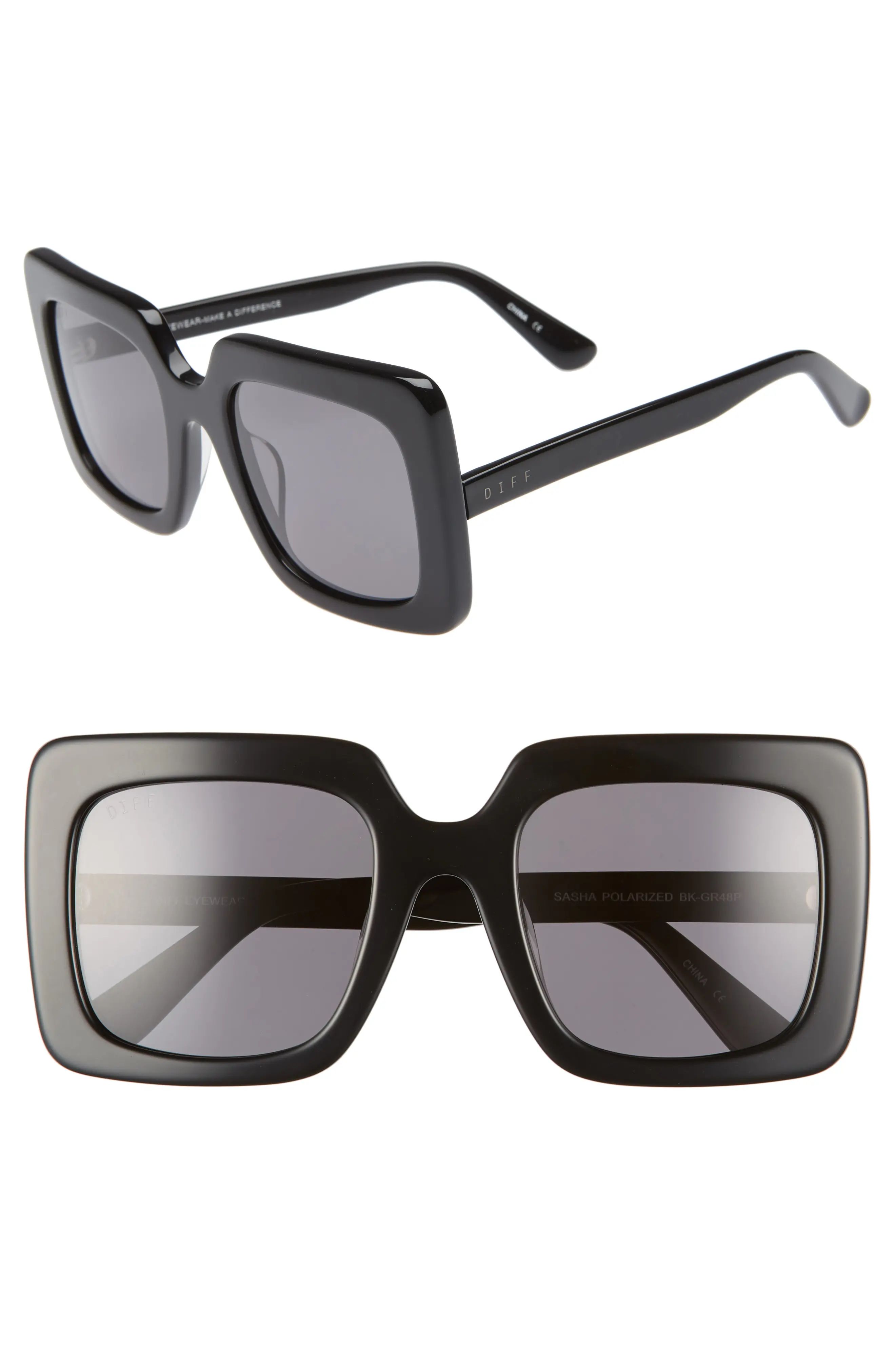 DIFF Sasha 53mm Polarized Sunglasses | Nordstrom