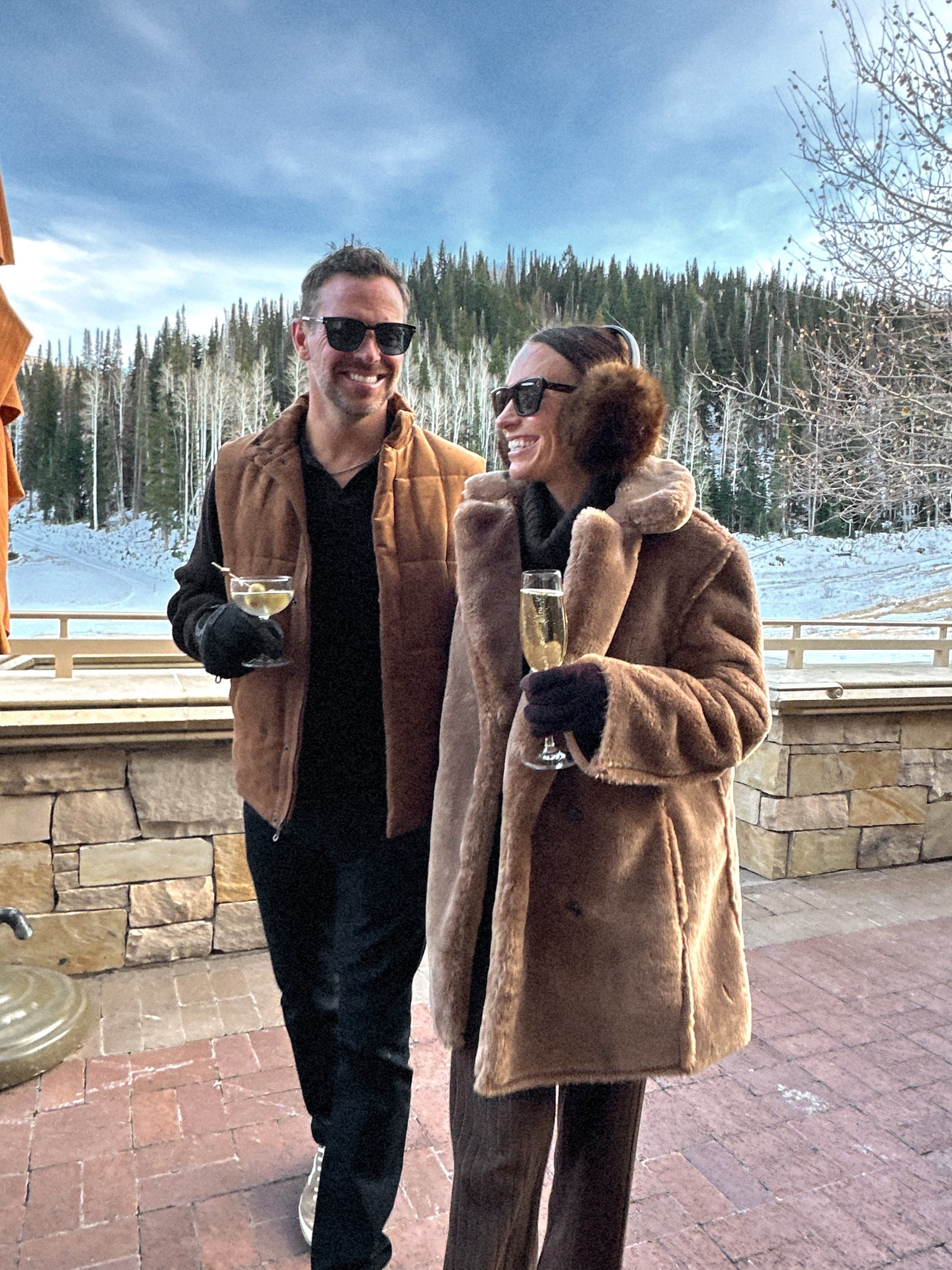 His and hers winter. Style 
Faux fur coat is unlined but so warm and 50% off during cyber week sales (wearing an Xs and can layer a sweater and base layer) 


#LTKSeasonal #LTKCyberWeek #LTKOver40