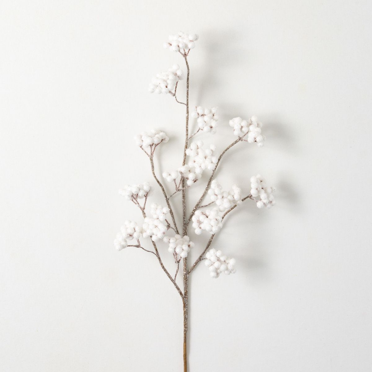 Artificial White Berry Stem White 30.5"H | Target