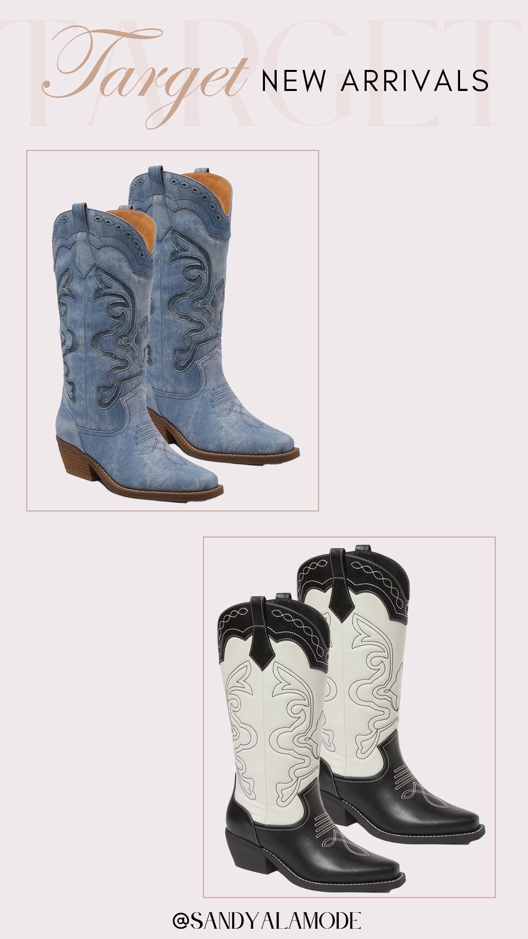 Target new arrivals. Target finds. Target spring fashion. Target spring fashion. Target spring shoes. Target spring boots. Target western boots. Country concert boots  

#LTKSeasonal #LTKootd