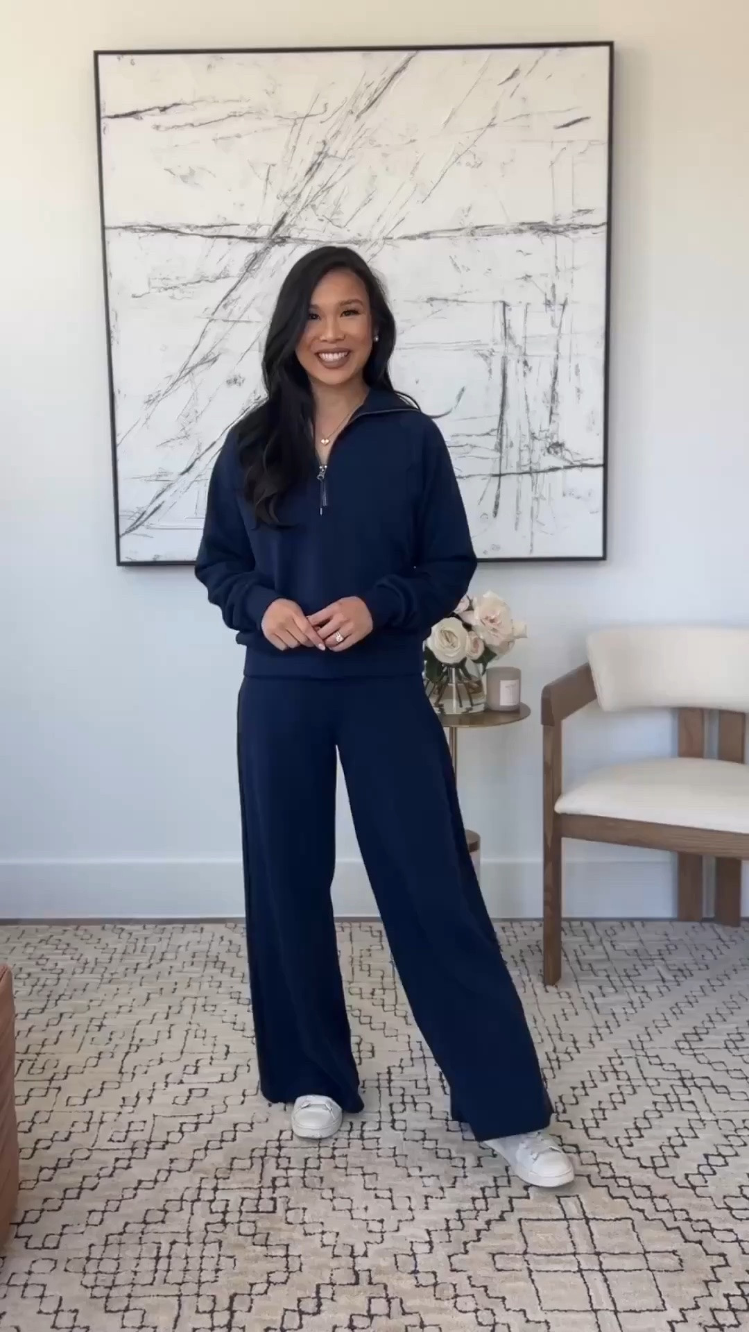 My favorite wide leg set from @Spanx. Love this Air Essentials wide leg and half zip combo so much I have it in three colors. I get the bottoms in size XS Petite and the top in XS. Great year round and for traveling. On sale for 20% off sitewide.

#LTKootd #LTKSaleAlert