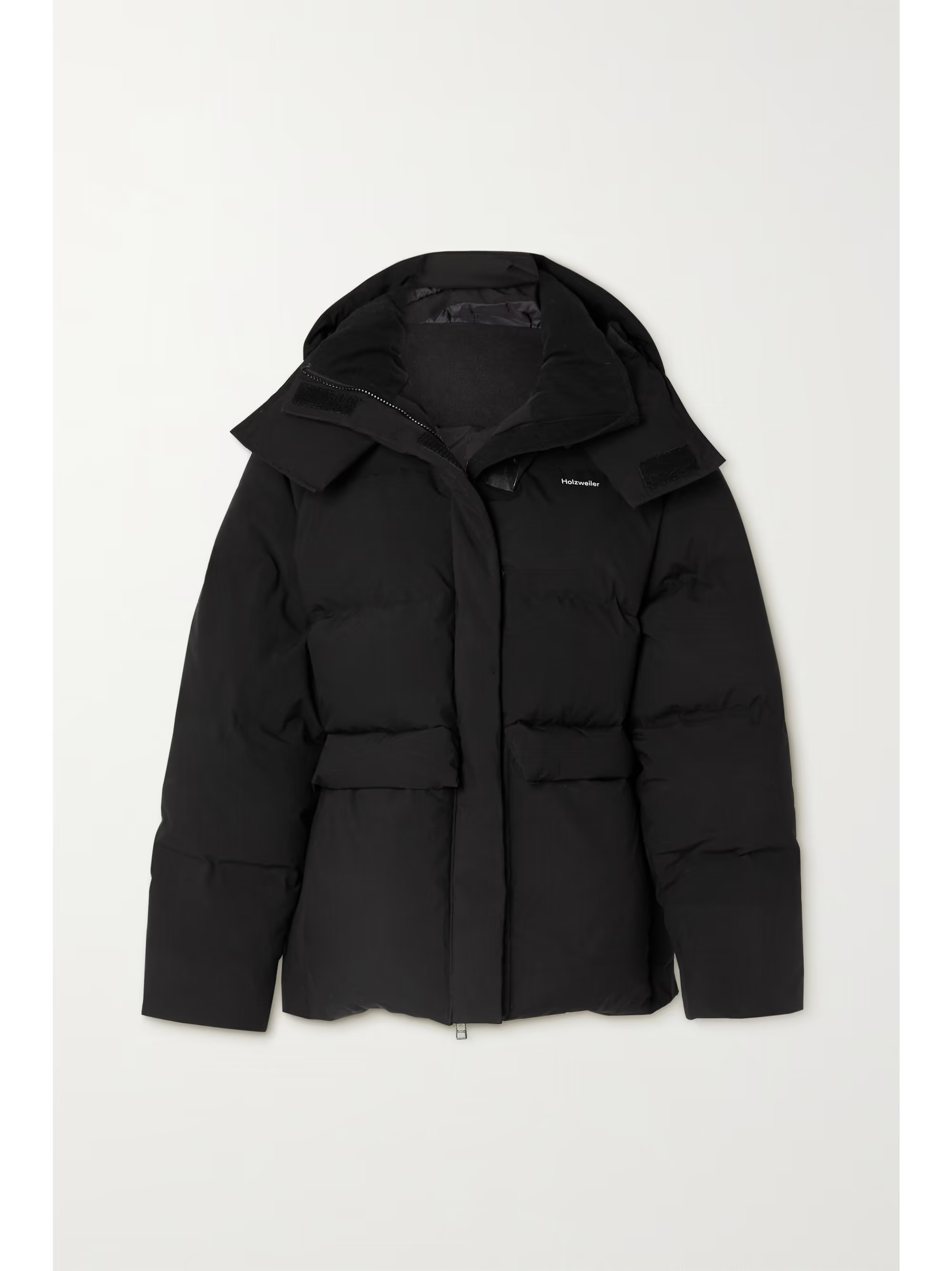 Schwarz + NET SUSTAIN Besseggen Daunenjacke aus gestepptem Shell mit Kapuze | HOLZWEILER | NET-A-... | NET-A-PORTER (UK & EU)