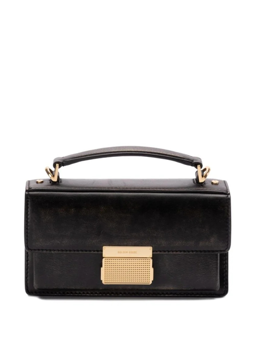Structured Black Handbag | Shop Simon