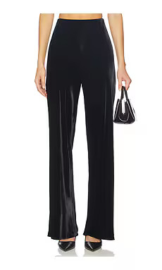 CAMI NYC Bristol Velvet Pant in Black from Revolve.com | Revolve Clothing (Global)