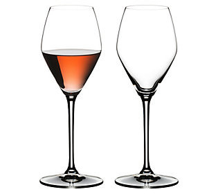 Riedel Set of (2) Extreme Rose/Champagne Wine Glasses | QVC