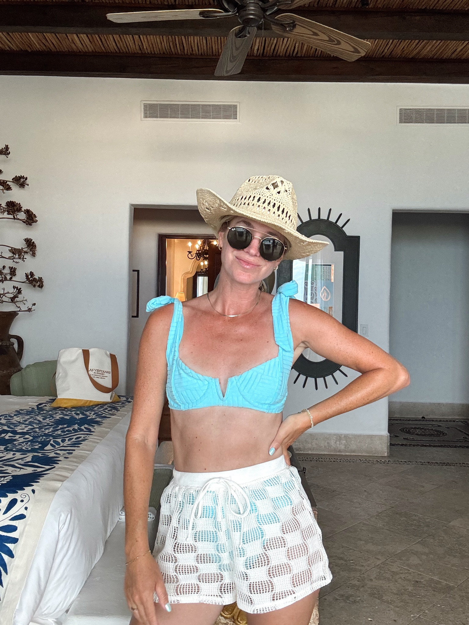 Bikini and coverup shorts 

#LTKSwim #LTKTravel #LTKSeasonal