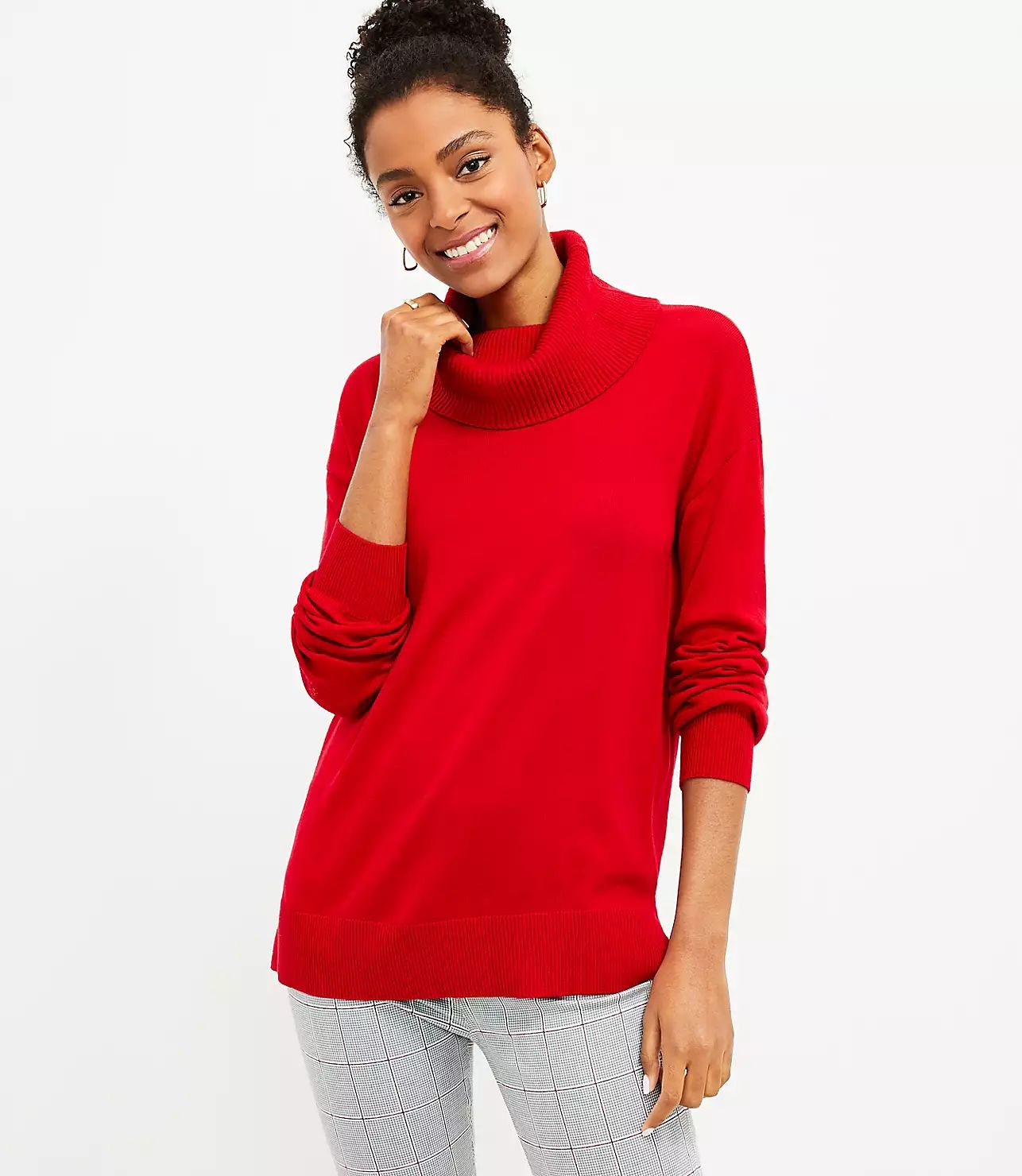 Cowl Tunic Sweater | LOFT