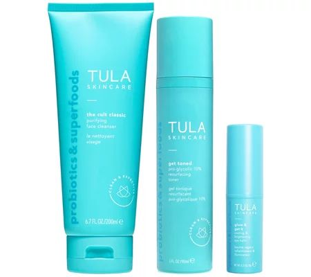 TULA Fresh Face 3-Piece Skin Care Kit | QVC