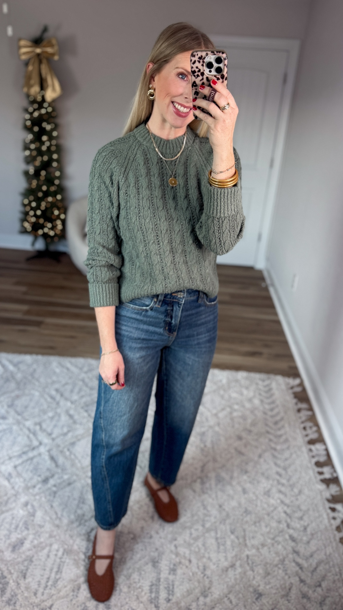Weekend Walmart Wins try-on
Sweater- small 
Barrel jeans- size up

#LTKootd #LTKFindsUnder50