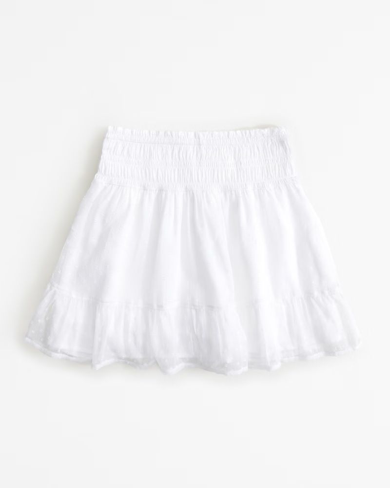 ruffle mini skirt | Abercrombie & Fitch (US)