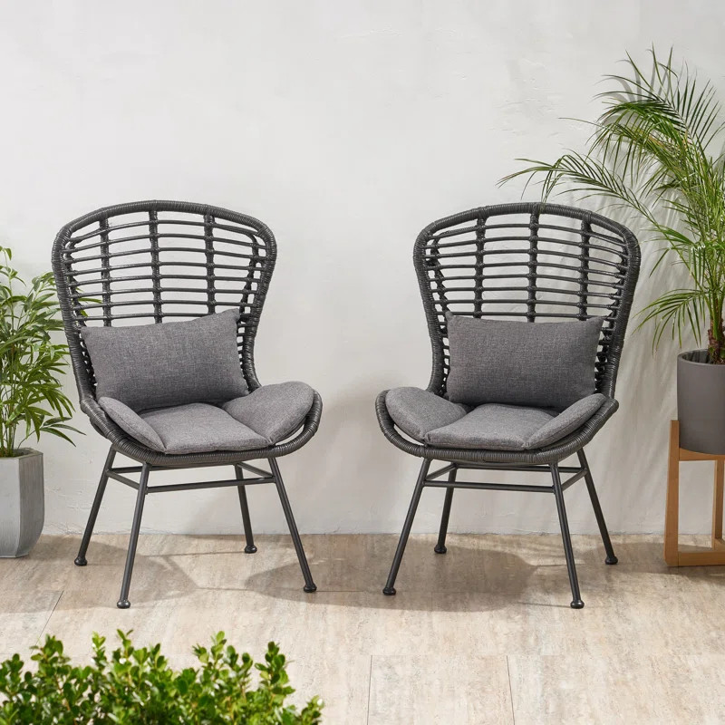 Nagata Patio Chair with Cushions | Wayfair North America