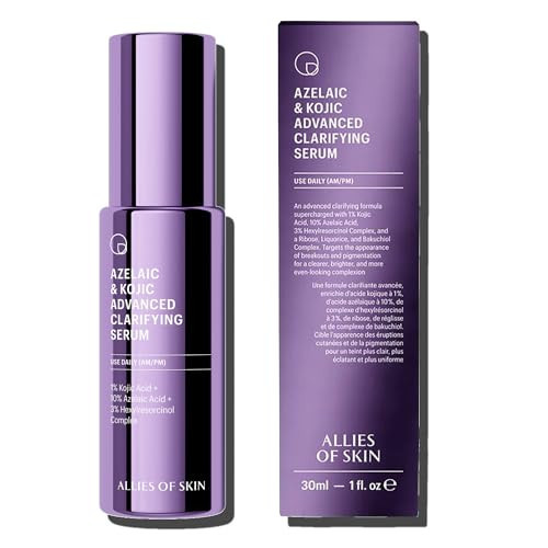 Allies of Skin Azelaic & Kojic Clarifying Face Serum, 1 Fl Oz | Amazon (US)