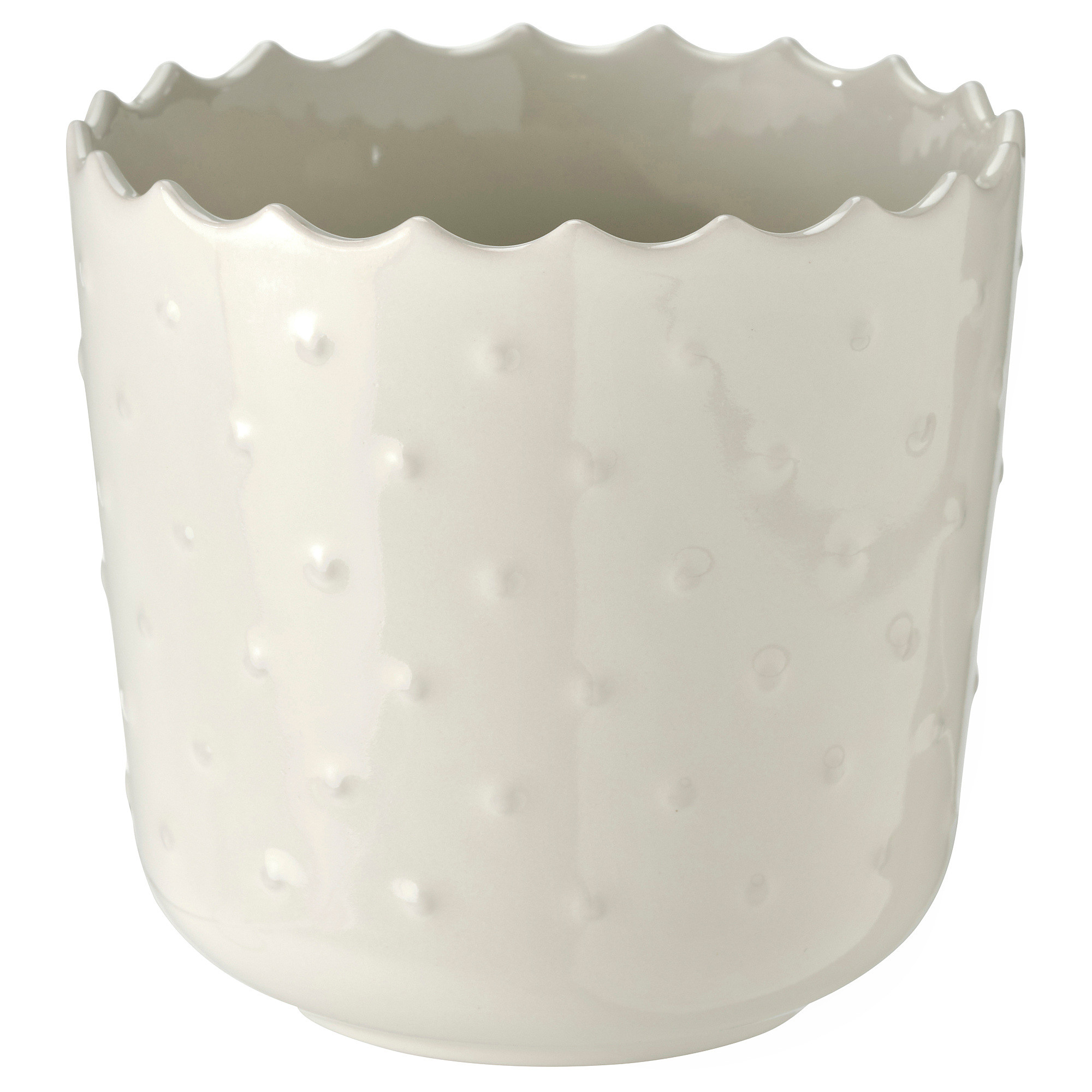SESAMFRÖN Plant pot, indoor/outdoor off-white, 3 ½ " | IKEA US