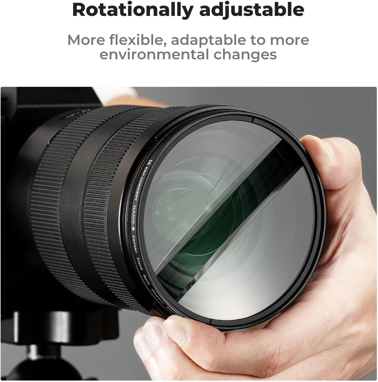 K&F Concept 77mm Center Field Split Diopter Effect Filter Keeps The Focus, Multi-Layer Coated Sub... | Amazon (US)