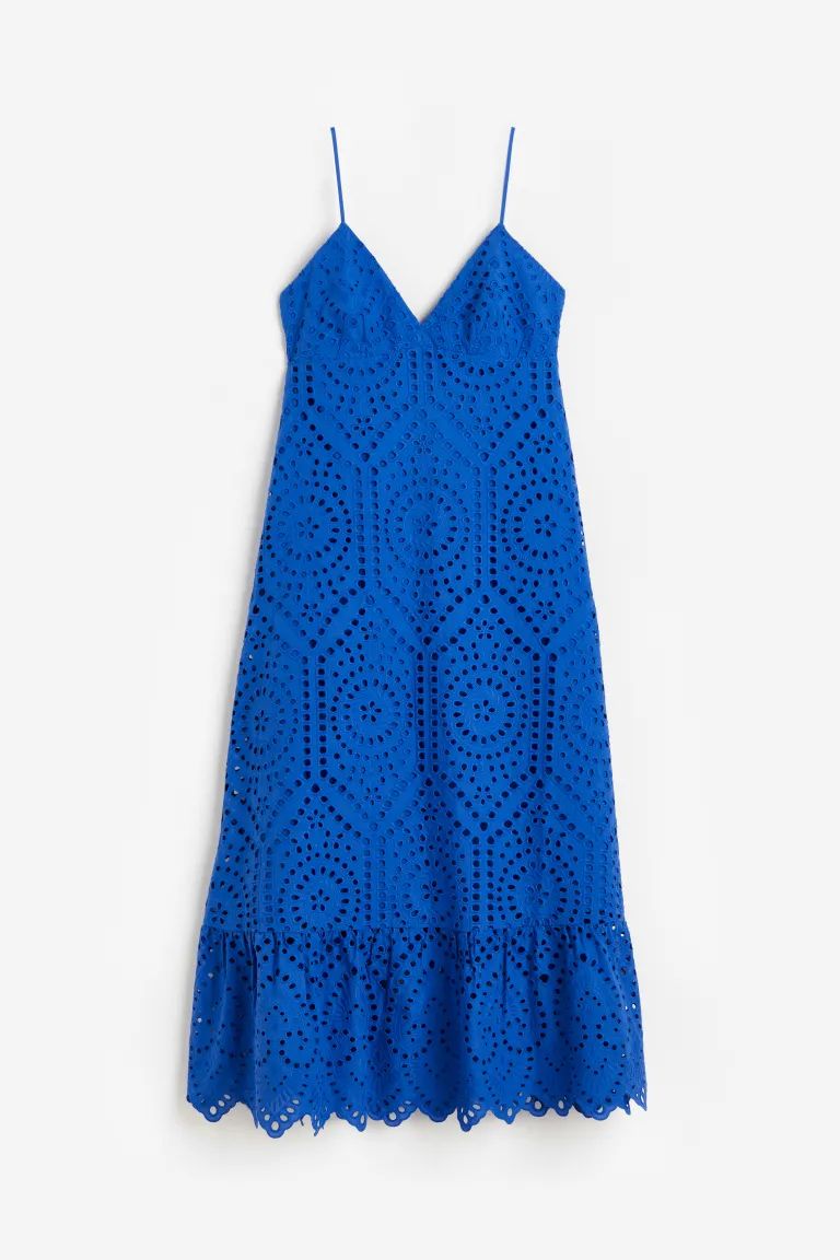 Dress with Eyelet Embroidery | H&M (US)