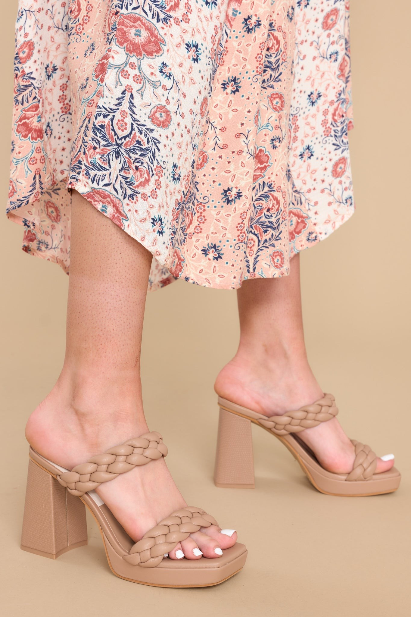 Ashby Cafe Stella Heels | Red Dress 