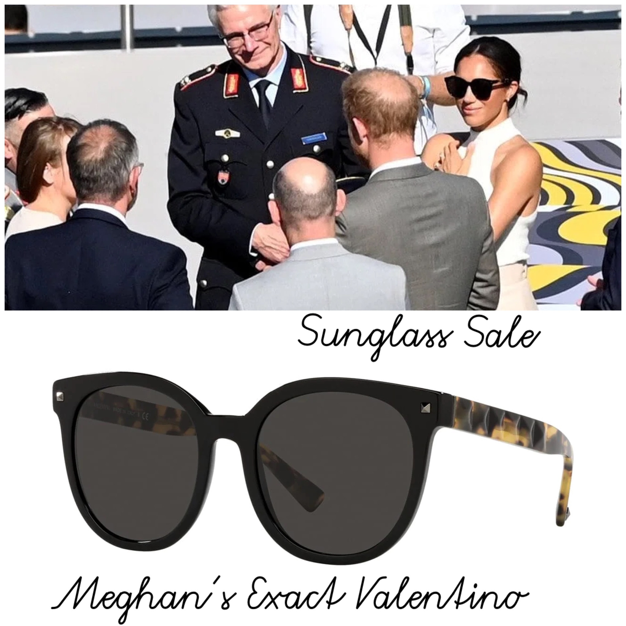 Meghan’s exact Valentino sunglasses #accessories 

#LTKstyletip