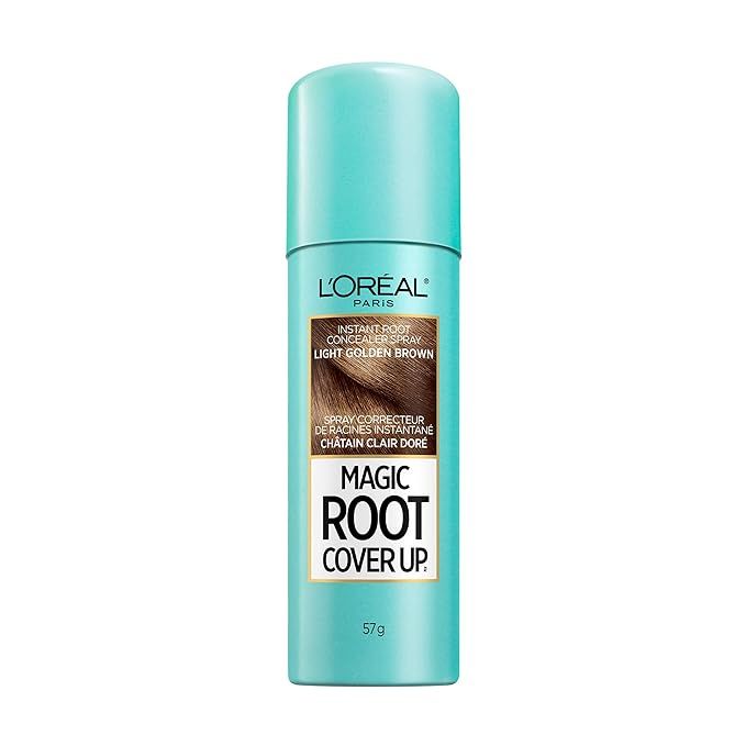 L'Oreal Paris Magic Root Cover Up Gray Concealer Spray Light Golden Brown 2 oz.(Packaging May Var... | Amazon (US)