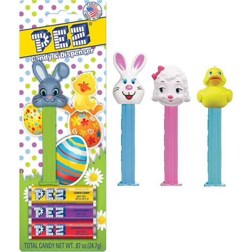 PEZ Single Easter Dispenser and Three Rolls of Candy | Walmart (US)