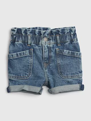 Toddler Just Like Mom Denim Shorts with Washwell | Gap (US)