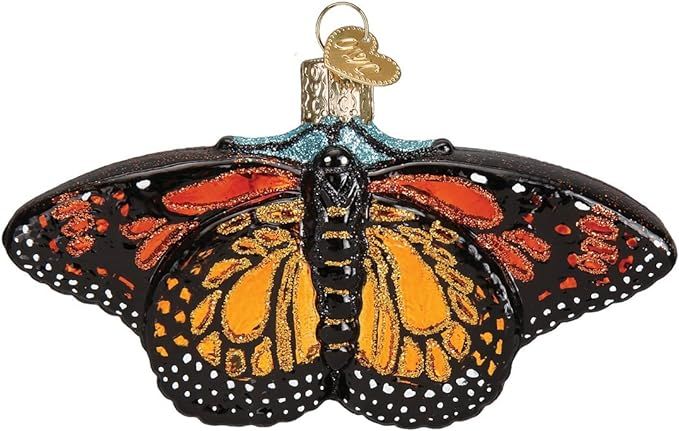 Old World Christmas Ornaments: Butterfly Collection Glass Blown Ornaments for Christmas Tree, Mon... | Amazon (US)