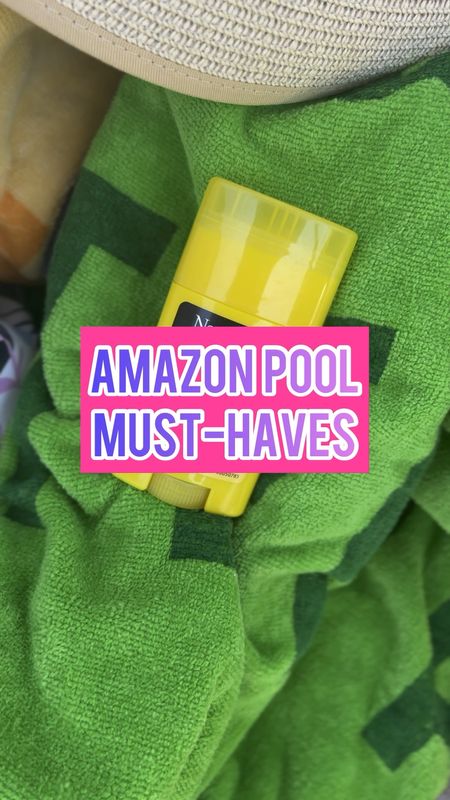 Things I don’t go to the pool without! All on sale and around $10! This is the only sunscreen I’ve found that works on my boys 

#LTKfamily #LTKswim #LTKtravel