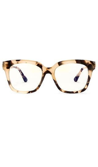 DIFF EYEWEAR Bella XS Blue Light in Brown. | Revolve Clothing (Global)