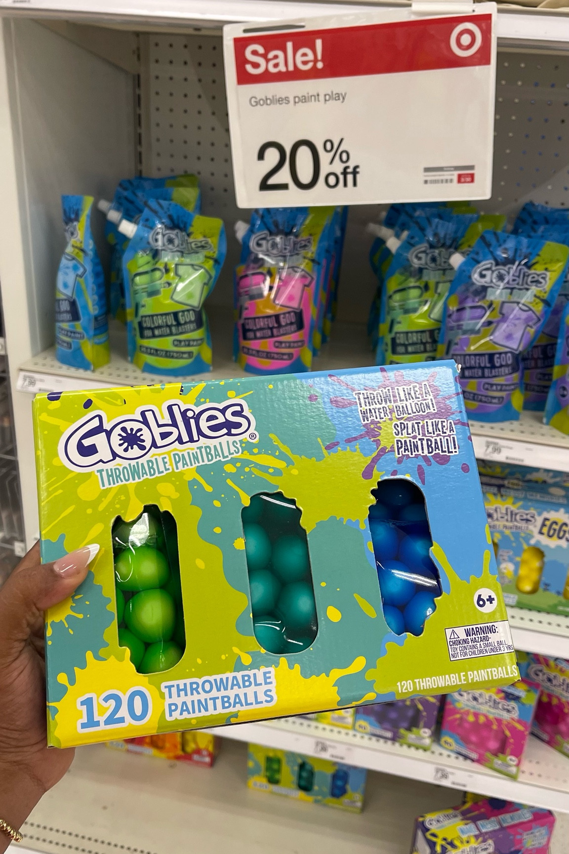 These seemed like a really fun outdoor activity for us to try with the kids, throwable paintballs made with washable colorful goo! Picked up two packs and I’m super excited to surprise the kids with them. About $15 for the three pack after the discount 🤩 also added the paint blaster and play paint to cart!

#LTKsalealert #LTKkids #LTKfamily