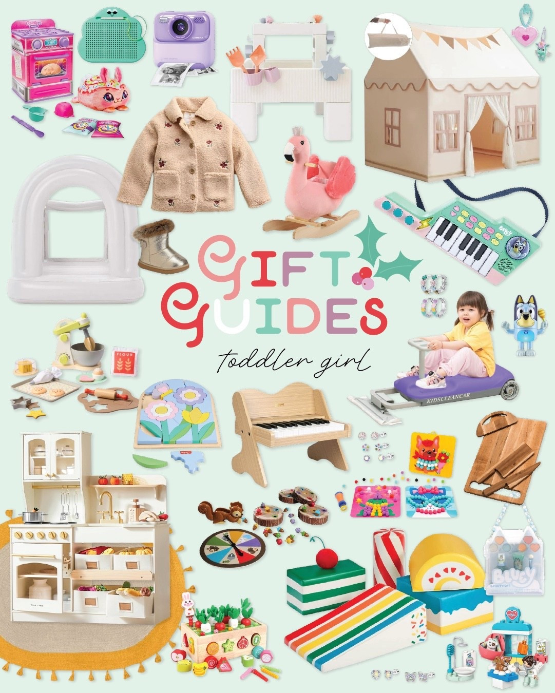 The cutest gift ideas for your little mini-me! Pretend kitchens, playhouses, and all the toys that spark creativity—she’ll be busy for hours! 

#ToddlerGiftGuide #GiftsForGirls #HolidayFun #PlaytimeMagic

#LTKGiftGuide #LTKHoliday #LTKKids