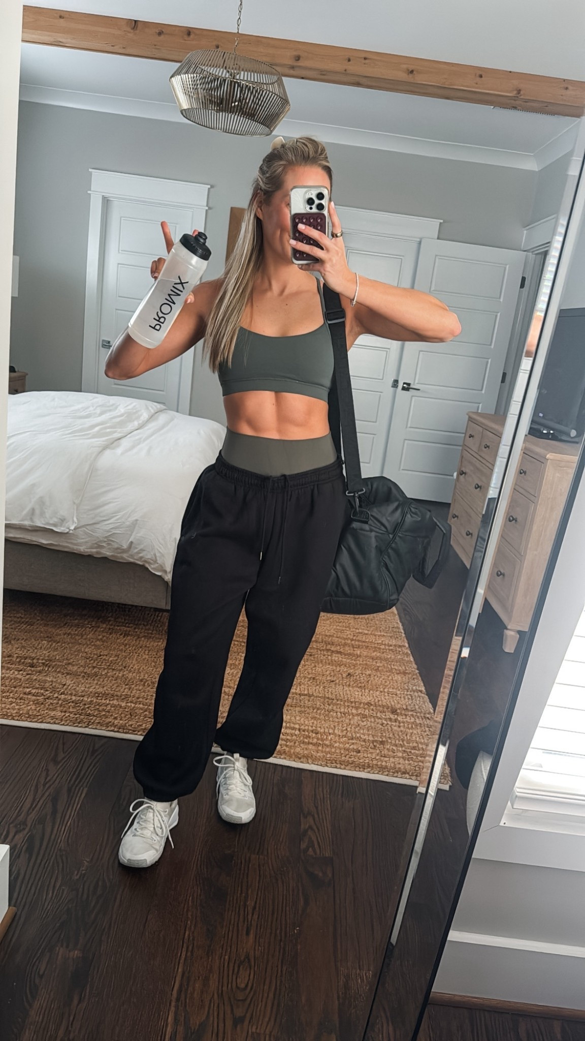 Wearing size 4 Lululemon Flow Y Bra, size XS CRZ yoga shorts, and size S Oner sweatpants.

#LTKootd #LTKActive #LTKfitnessgoals