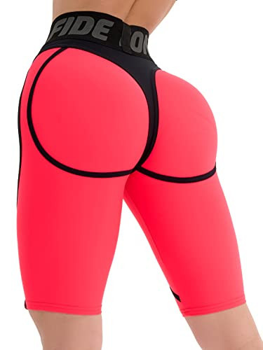 Bona Fide Premium Quality High Waist Biker Shorts for Women with Push Up - Womens Butt Lifting Shorts for Gym, Workout | Amazon (US)