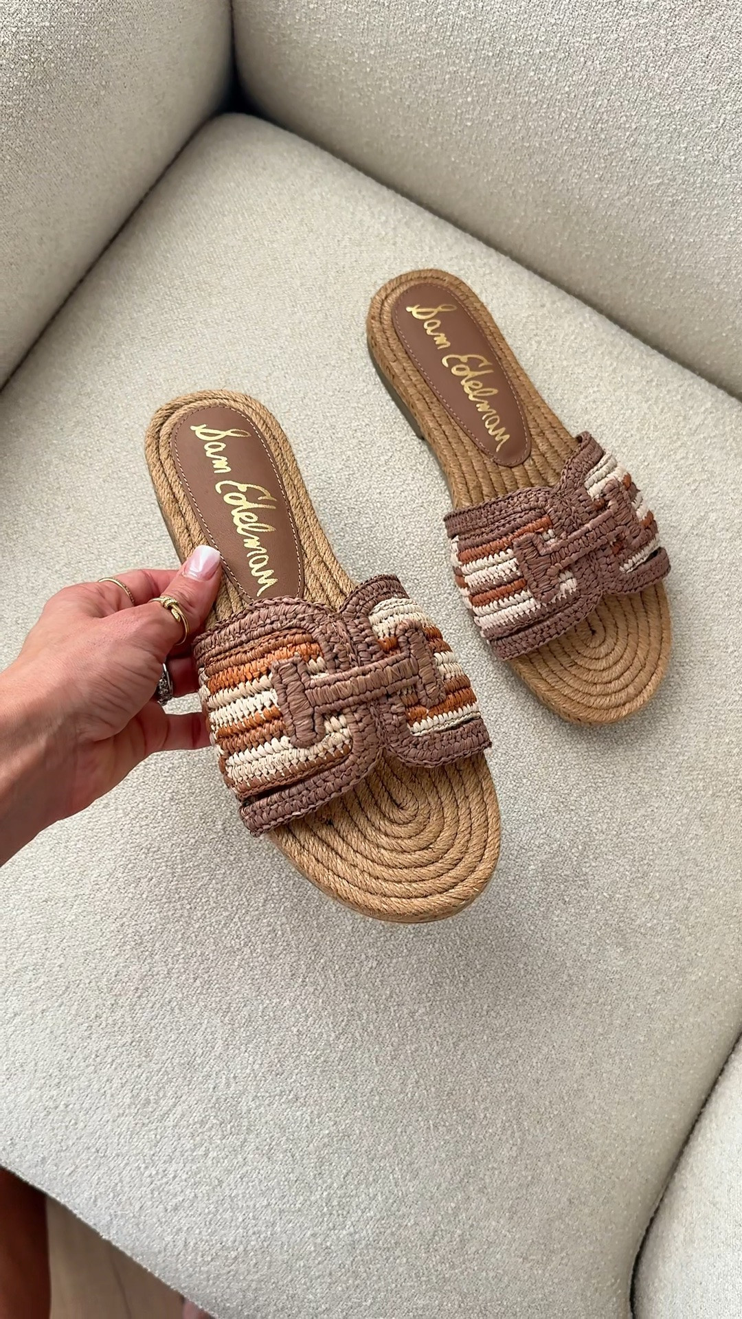 I love these new slide sandals for summer and vacation! Whole sizes only - I’m a 6.5 and did a 7. Neutral slide sandals. Vacation shoes. Resort wear. Resprt outfits. Vacation outfits.

#LTKootd #LTKTravel #LTKSwim