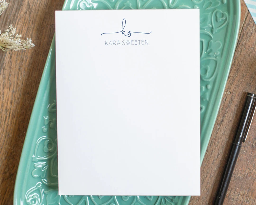 Personalized Notepad With Name and Initials / Small Notepad - Etsy | Etsy (US)