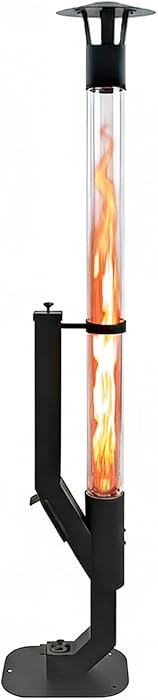 61 Inch Patio Heater, Pellet Stove, Wood Pellet Heater for Outdoor with Exclusive Rain Cap, Smoke... | Amazon (US)