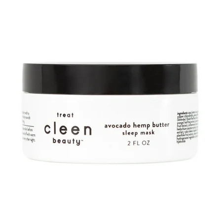 cleen beauty Avocado Hemp Butter Sleep Mask 2 fl. oz. | Walmart (US)