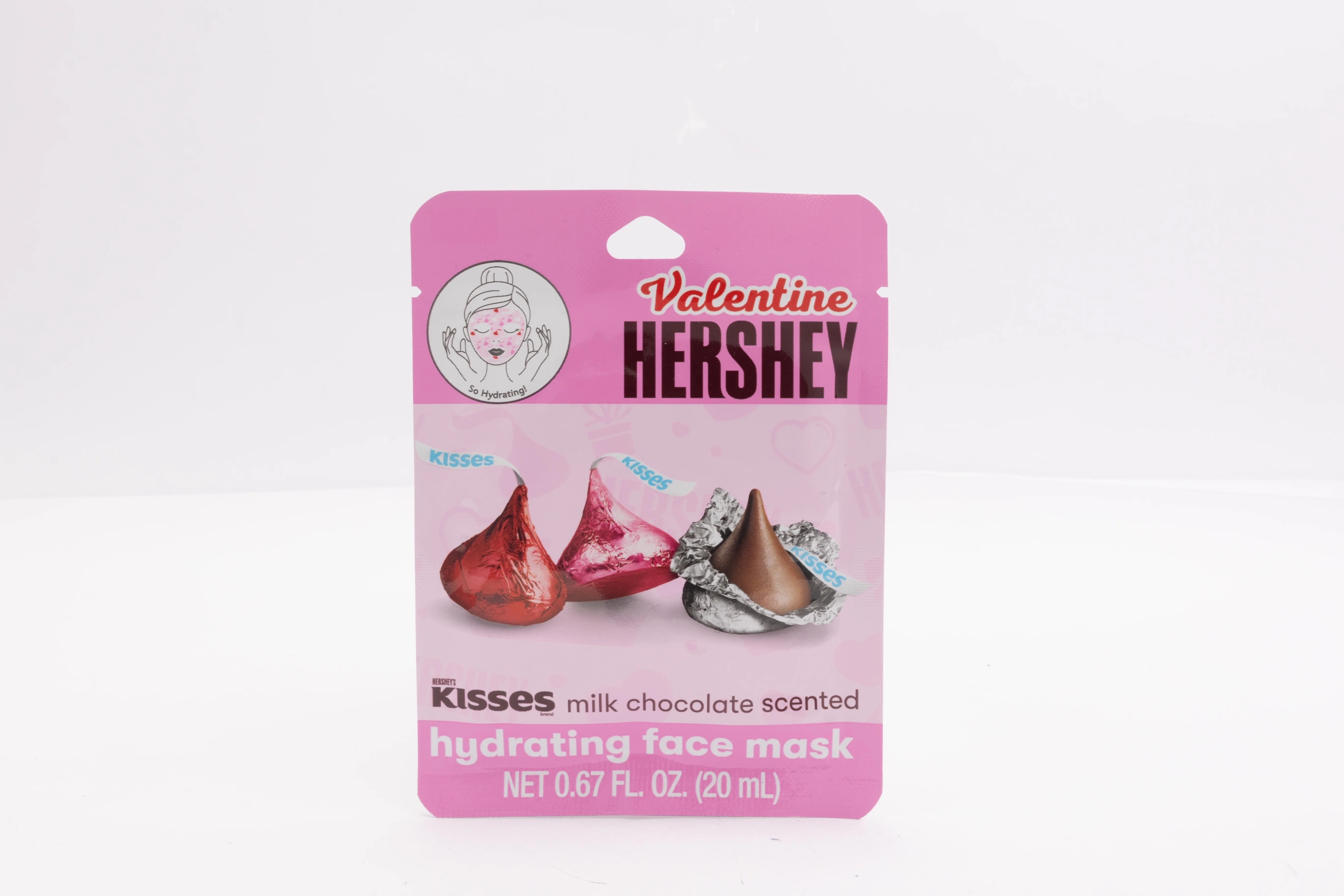Hershey Kisses Hydrating Face Mask, Milk Chocolate Scented, Single Use | Walmart (US)